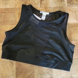 Black sports bra